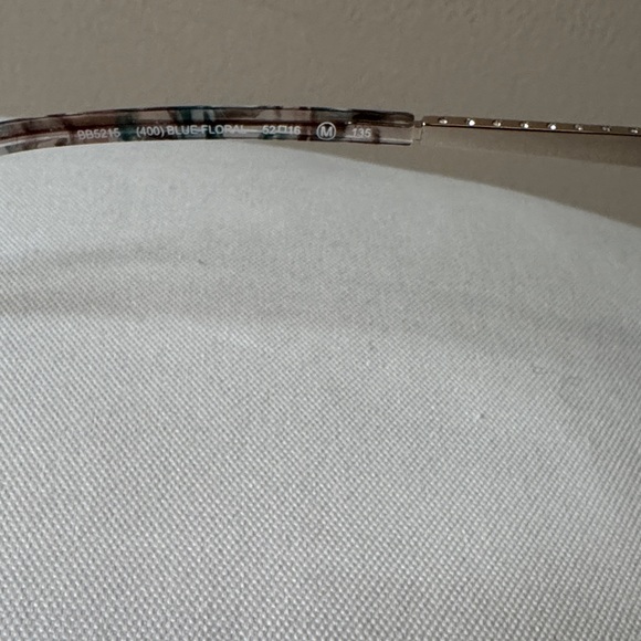 Bebe Women's Elegant Patterned Glasses - Blue/Brown Floral BB5215 - Picture 10 of 12
